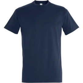 T-Shirt de Travail SOL'S Imperial 190g Marine Col Rond | FB Protection
