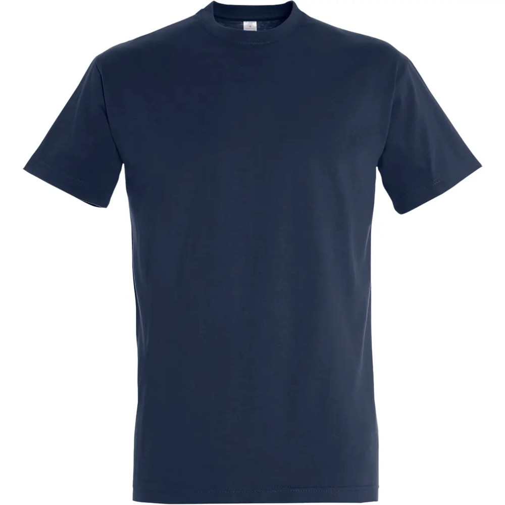 T-Shirt de Travail SOL'S Imperial 190g Marine Col Rond | FB Protection