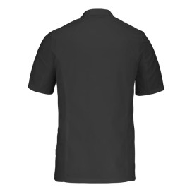 Veste de cuisine noire respirante Lafont Basil2 | levetementdetravail