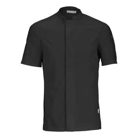 Veste de cuisine noire respirante Lafont Basil2 | levetementdetravail