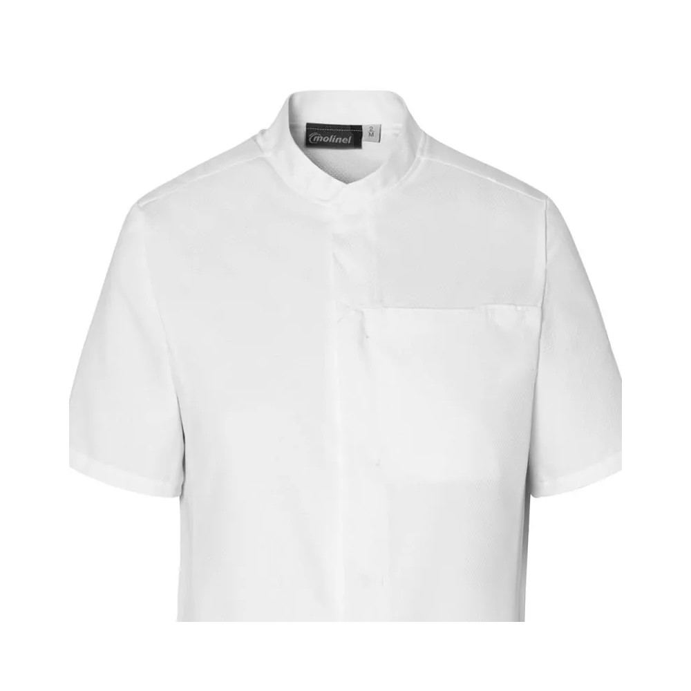 Veste de cuisine Homme Sierra Molinel | Coupe Slim & Légère | FB Protection