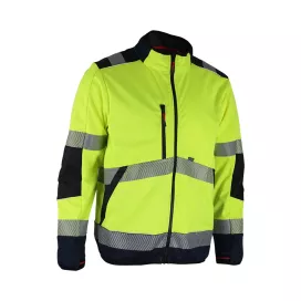 Veste Softshell HV LMA Jaune EN ISO 20471 Déperlante | FB Protection