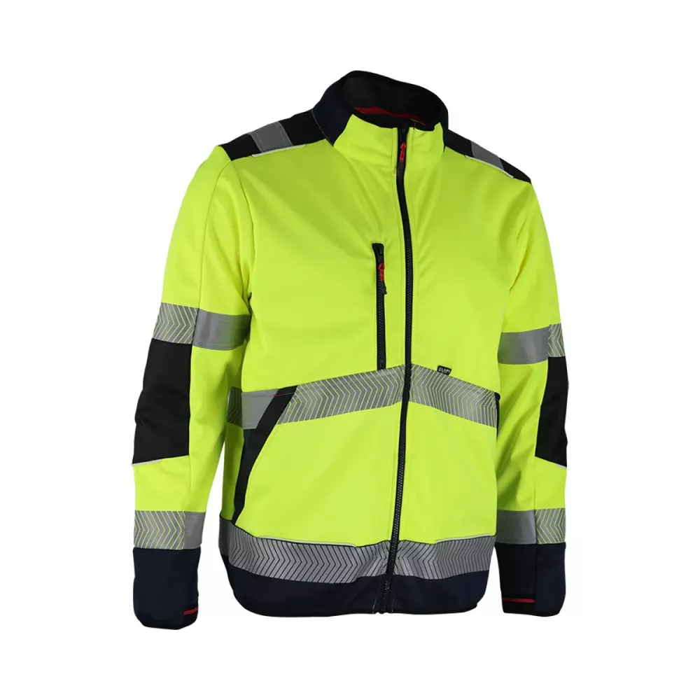 Veste Softshell HV LMA Jaune EN ISO 20471 Déperlante | FB Protection