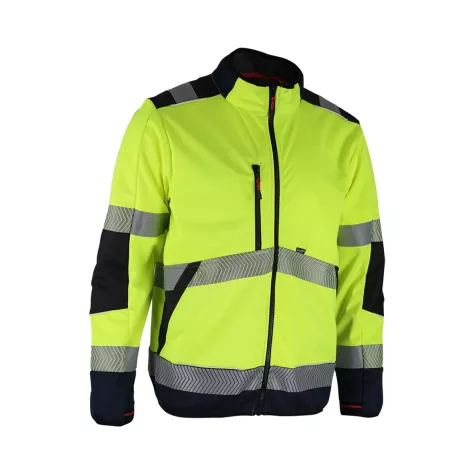 Veste Softshell HV LMA Jaune EN ISO 20471 Déperlante | FB Protection