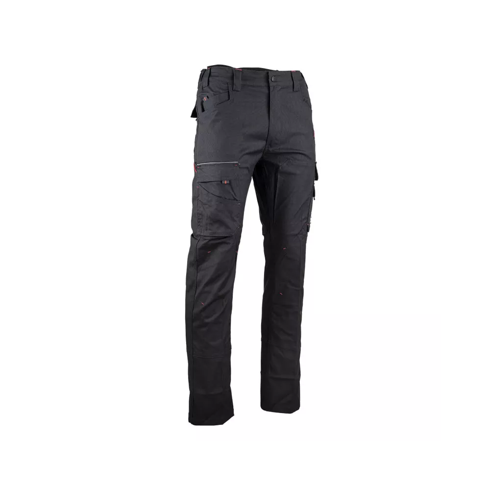 Pantalon de Travail LMA Basalte Noir Stretch Canvas | FB Protection