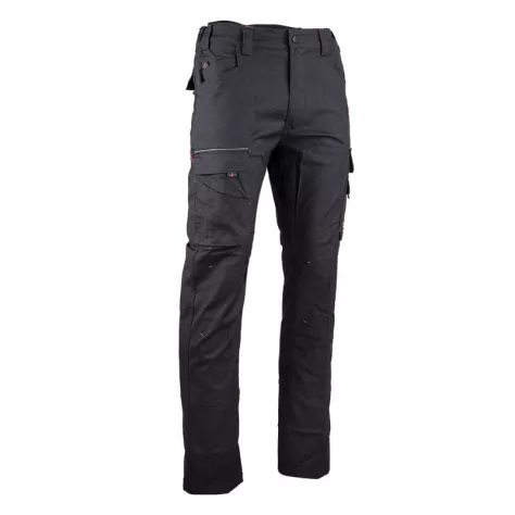 Pantalon de Travail LMA Basalte Noir Stretch Canvas | FB Protection