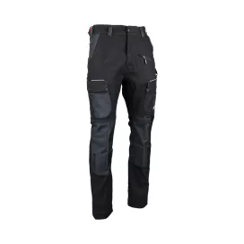 Pantalon Travail Stretch LMA Cortex Noir Multipoches | FB Protection