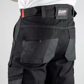 Pantalon Travail Stretch LMA Cortex Noir Multipoches | FB Protection