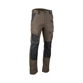Pantalon Menuisier Stretch LMA Sonique Marron Pro | FB Protection