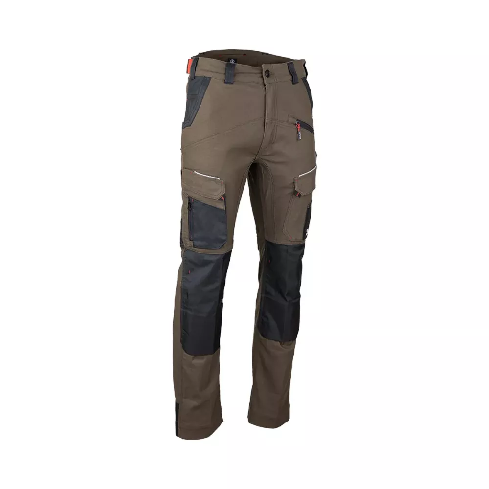 Pantalon Menuisier Stretch LMA Sonique Marron Pro | FB Protection