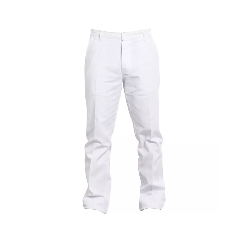 Pantalon Peintre Blanc 100% Coton Robuste & Souple | FB Protection