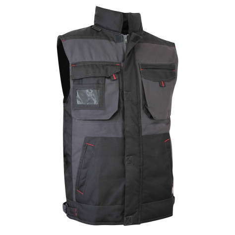 Gilet de travail multipoches SABLE LMA