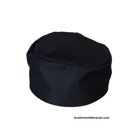 Calot de cuisine noir