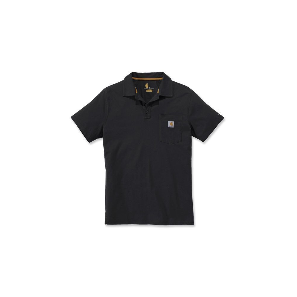 POLO PROFESSIONNEL NOIR CARHARTT DELMONT POCKET