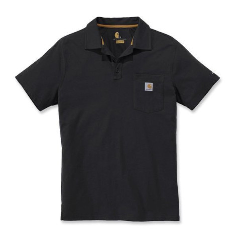POLO PROFESSIONNEL NOIR CARHARTT DELMONT POCKET