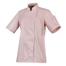 Veste de cuisine femme manches courtes noire ou blanche