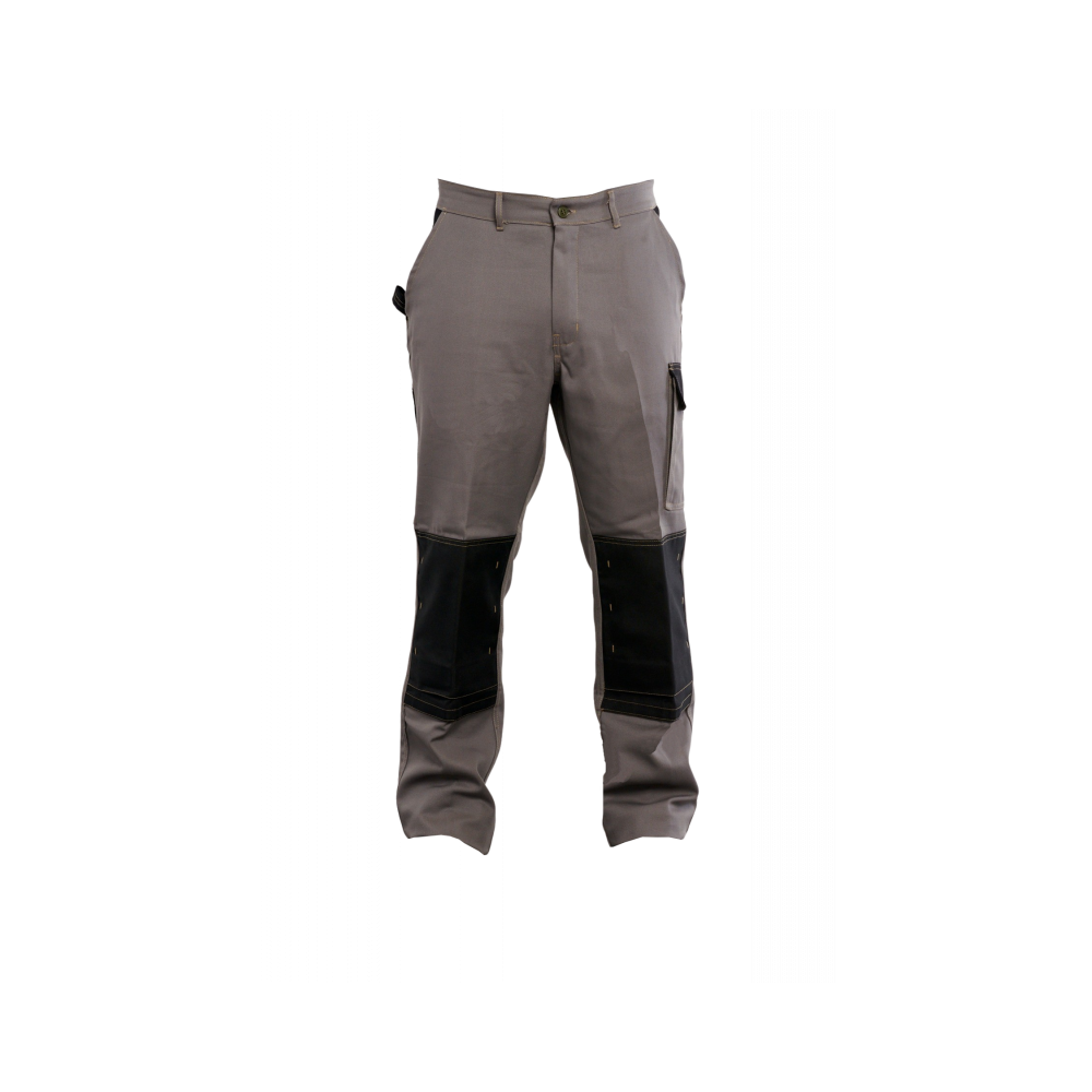 Pantalon de travail poches genoux vert