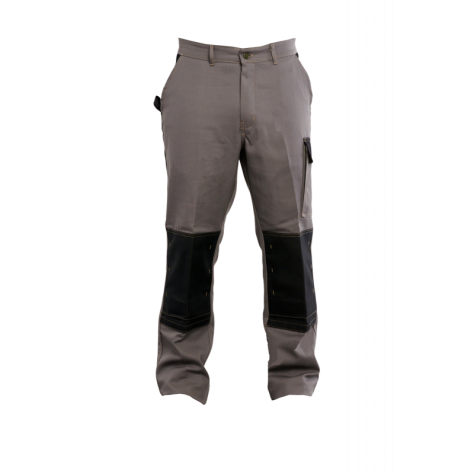 Pantalon de travail poches genoux vert