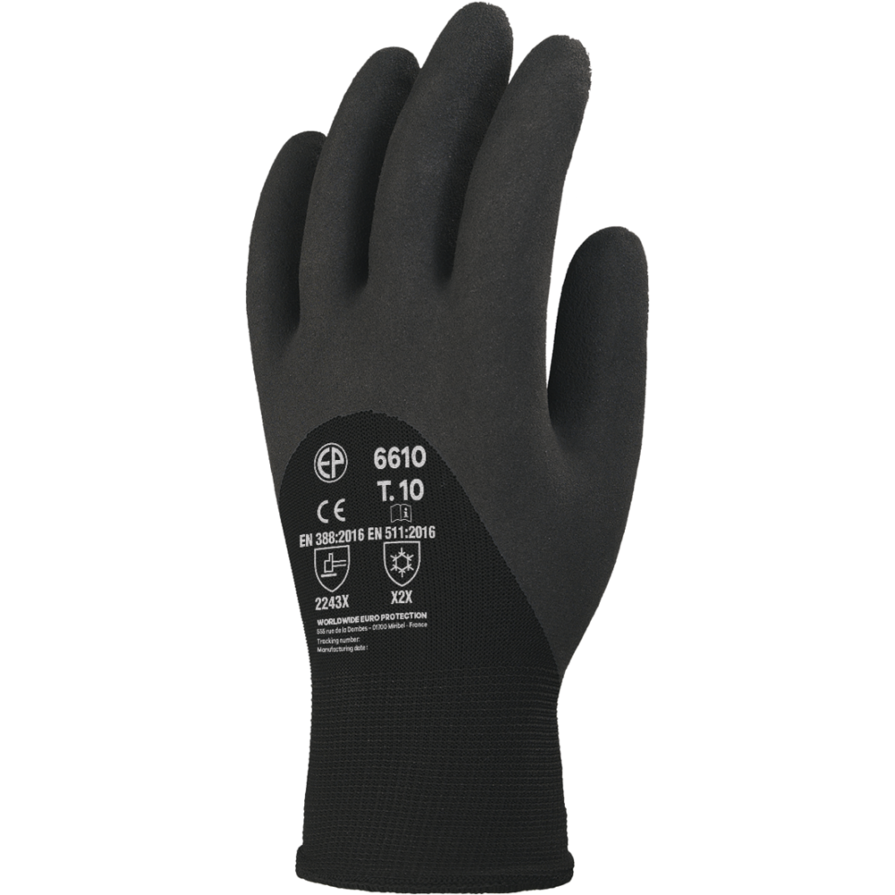 Gants de Travail Hiver MO6610 Coverguard Froid EN 511 | FB Protection
