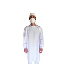 Surblouse Agroalimentaire SNV Blanche Lavable 60°C | FB Protection