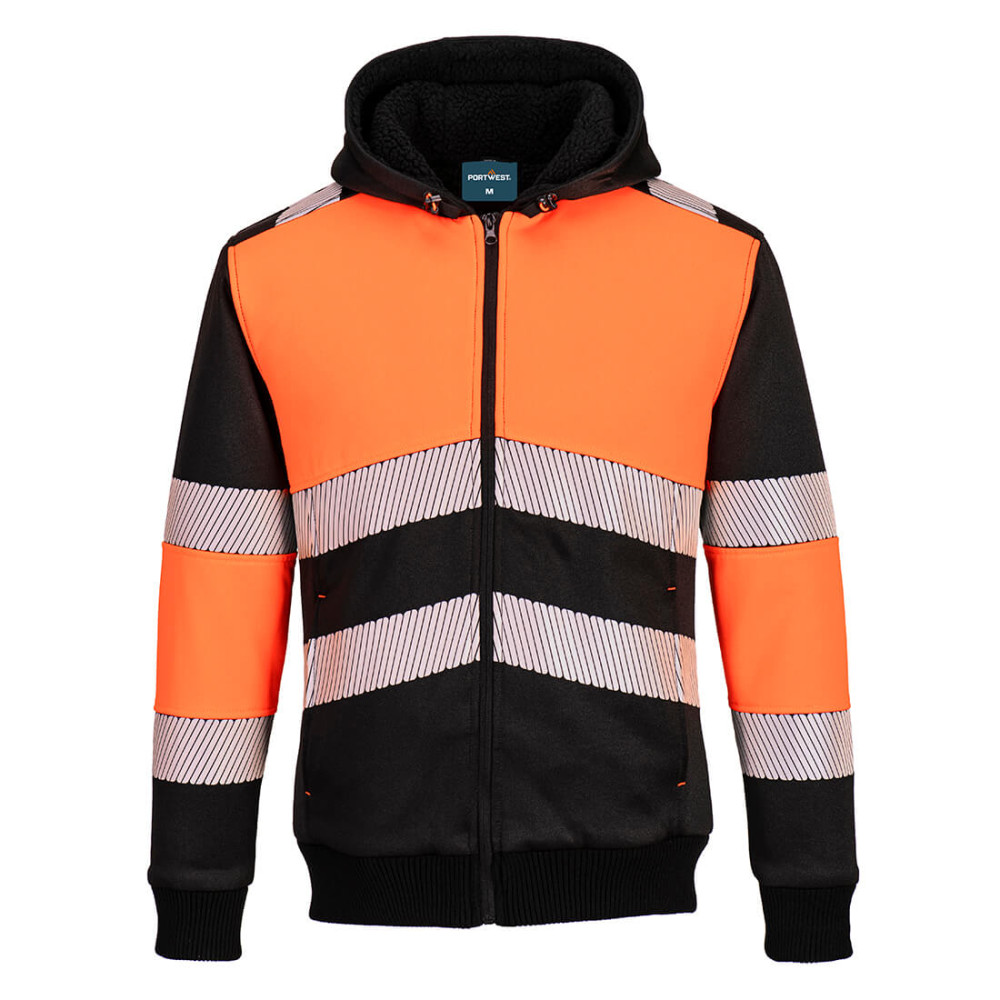Sweat Haute Visibilité Portwest PW377 Col Zippé Pro | FB Protection