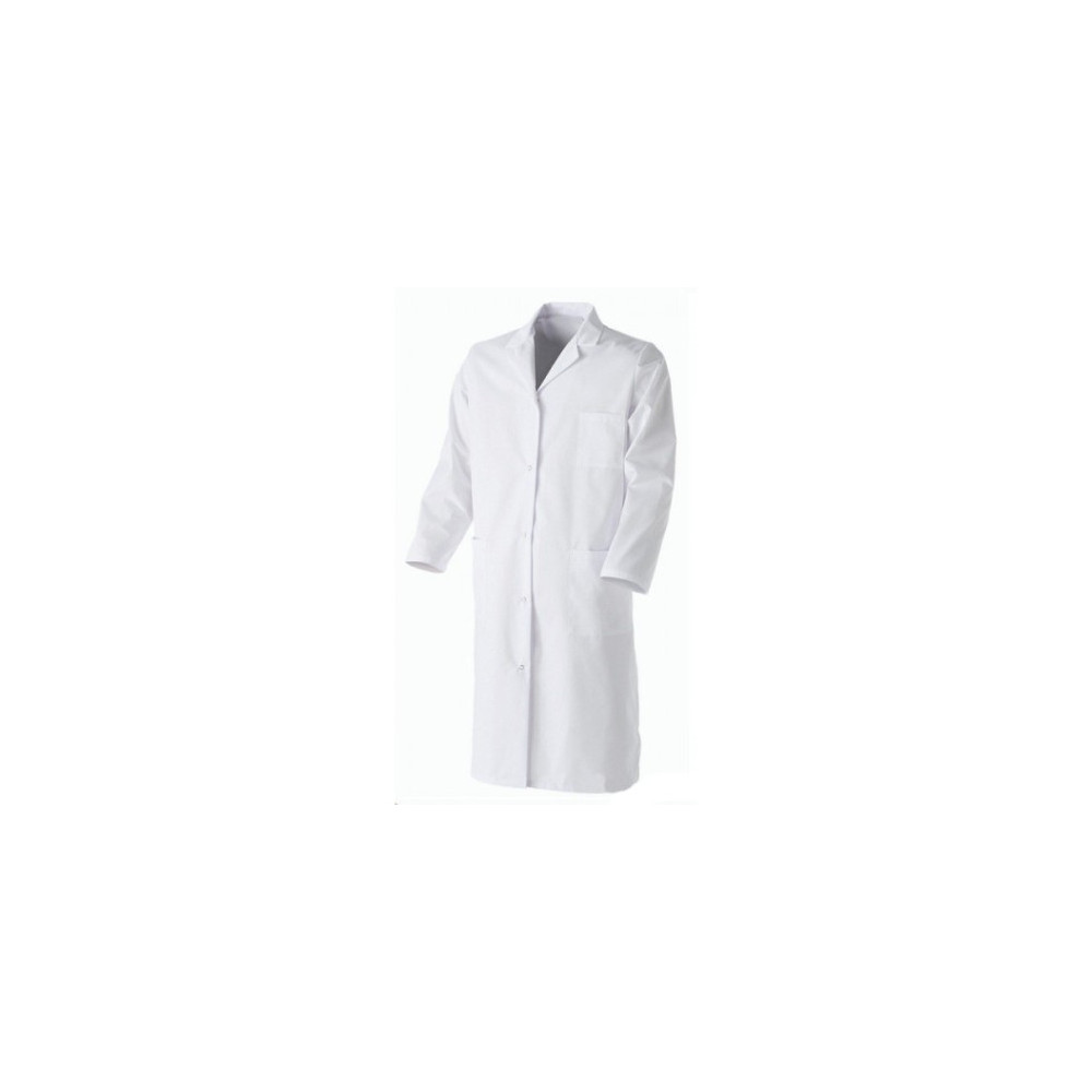 Blouse De Laboratoire Blanche Coton - Manches Longues, 3 Poches, Unisexe, Pour Chimie, Médical, école, Cosplay
