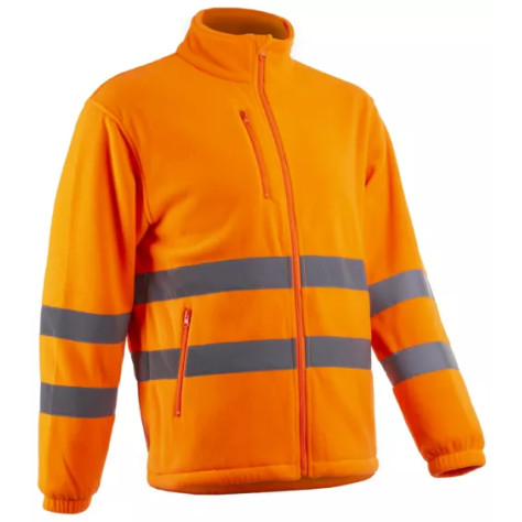 Polaire haute visibilité orange Kitto Coverguard - levetementdetravail