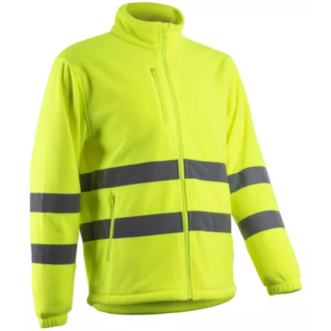 Polaire haute visibilité jaune Kitto Coverguard - levetementdetravail