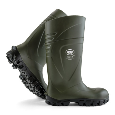Bottes de sécurité agricole verte Steplite Bekina - levetementdetravail