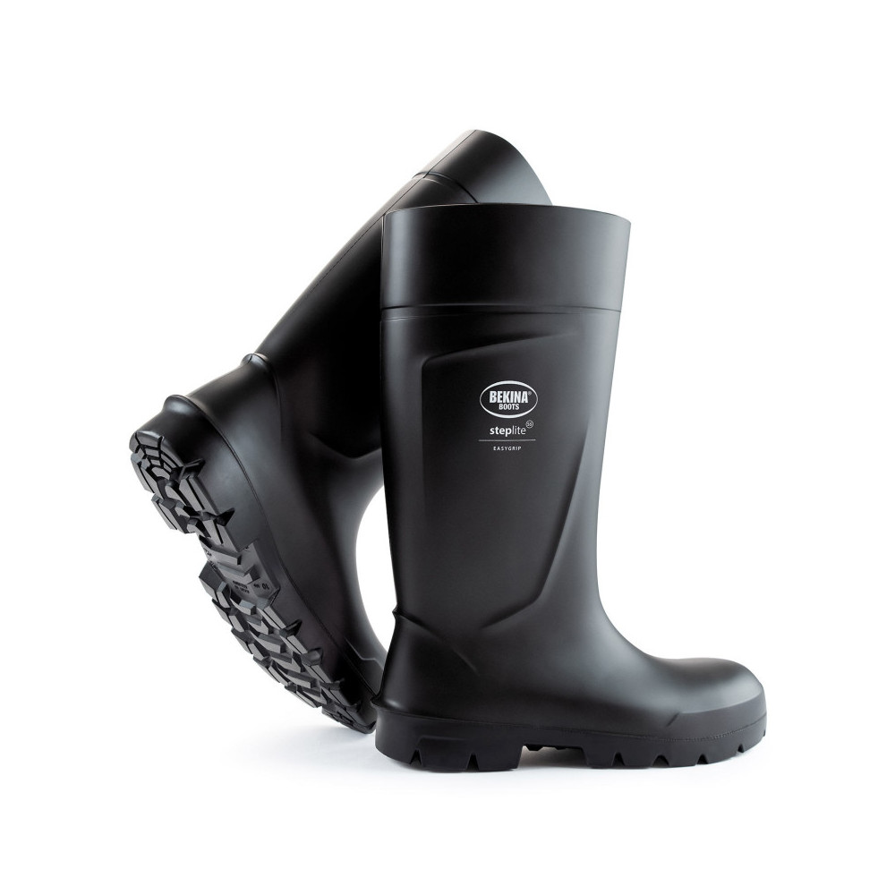 Bottes de sécurité noire légères et imperméables Steplite Bekina-levetementdetravail