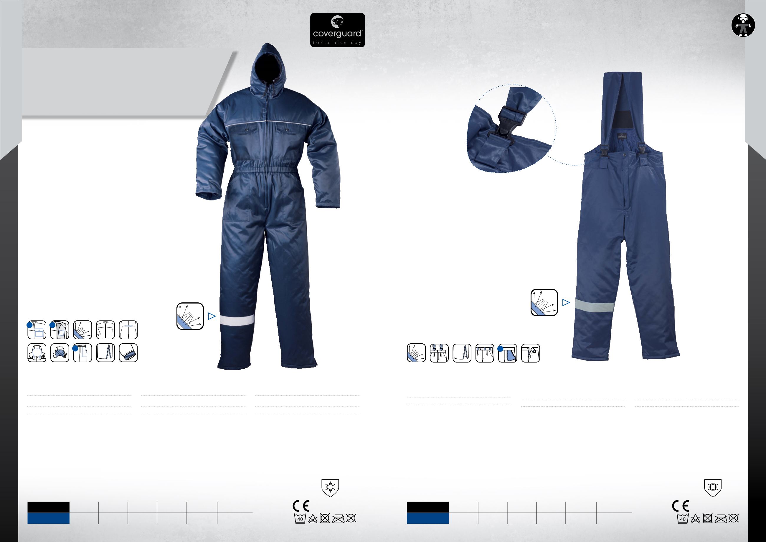 Combinaison D'hiver Matelassée Coverguard Beaver - Imperméable Et Chaude Pour Travaux Extérieurs